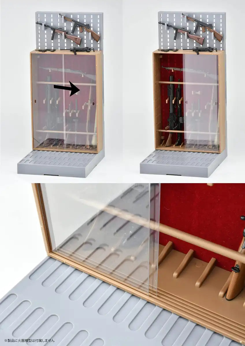 Tomytec Little Armory Study1942 Ld042 Classic Plastic Gun Rack Model