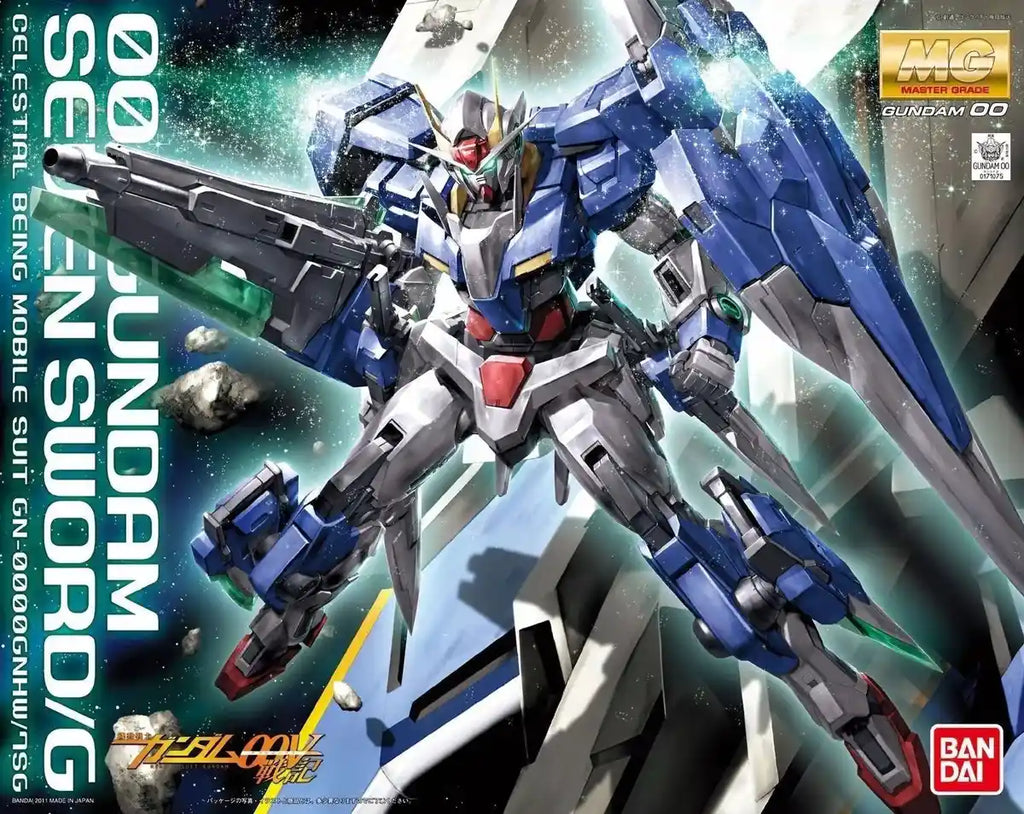 Bandai Mg 1/100 00 Gundam Seven Sword / G Plastic Model Kit Gundam 00