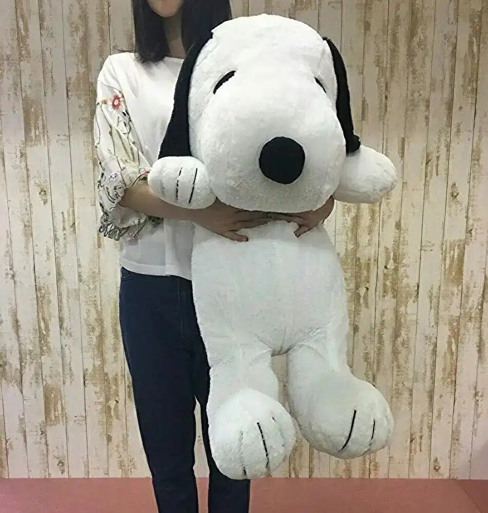 Nakajima Corporation Plush Doll Hug Snoopy Black 2L Japanese Snoopy Plush Doll