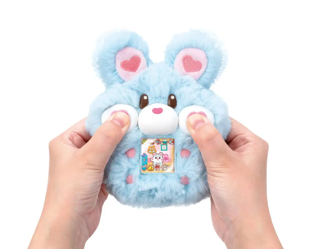 Sega Toys Mocchimaruzu Hamster Cotton Blue Mocchifuwa Pet Japanese Cotton Squishy