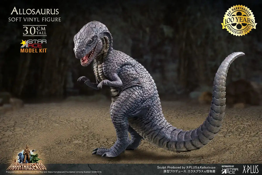 Star Ace Toys Allosaurus Non-Scale Unpainted Assembly Soft Vinyl Kit
