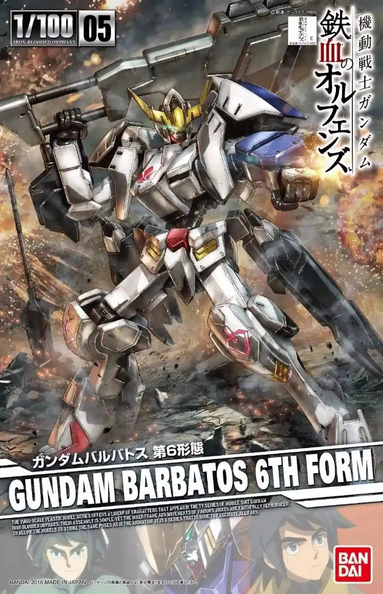 Bandai 1/100 Gundam Barbatos 6th Form Plastic Model Kit Iron-blooded Orphans