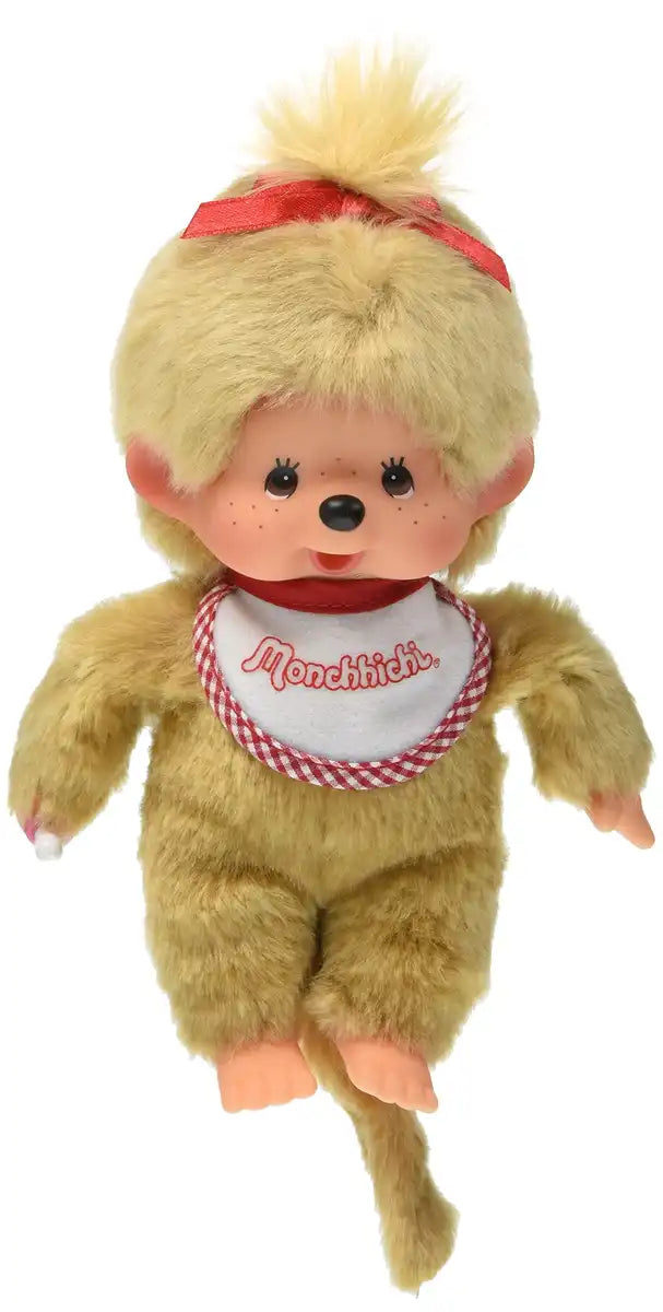 Sekiguchi Monchhichi Beige Girl Plush Toy Premium Standard S Size