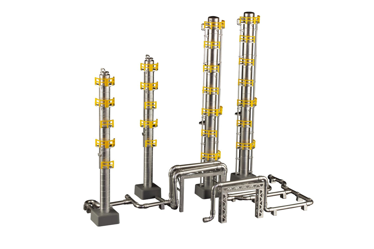 Plum 1/150 Scale Plastic Structure Kit Fractionating columns Model