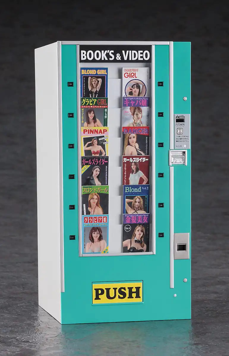 HASEGAWA - 1/12 Retro Vending Machine - Book Vendor Plastic Model