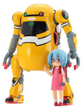 Hasegawa Mechatro Wego Eva Collaboration Series Vol.1 Zerogouki + Rei Ayanami (Resin Kit) 1/20 Scale Color-Coded Plastic Model Sp472
