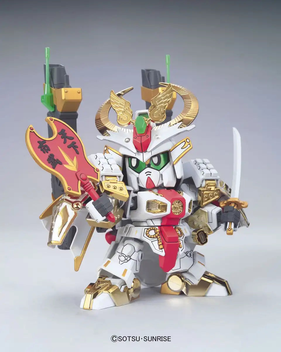 BANDAI Sd Bb 395 Gundam Second Generation Imperator Musha Gundam Plastic Model Kit