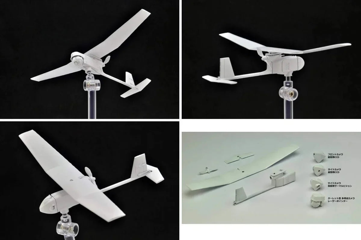 TOMYTEC Military Series 1/12 Little Armory Uav Rq-11 Raven & Equipment Set Plastic Model