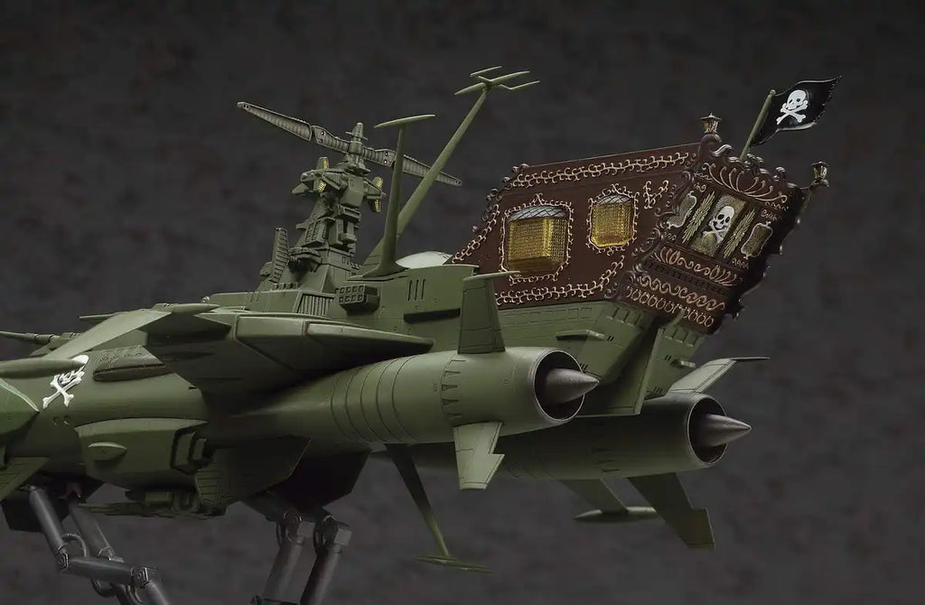 HASEGAWA 1/1500 Captain Harlock Space Pirate Battleship Arcadia Plastic Model