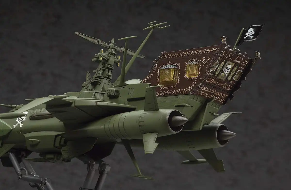 HASEGAWA 1/1500 Captain Harlock Space Pirate Battleship Arcadia Plastic Model