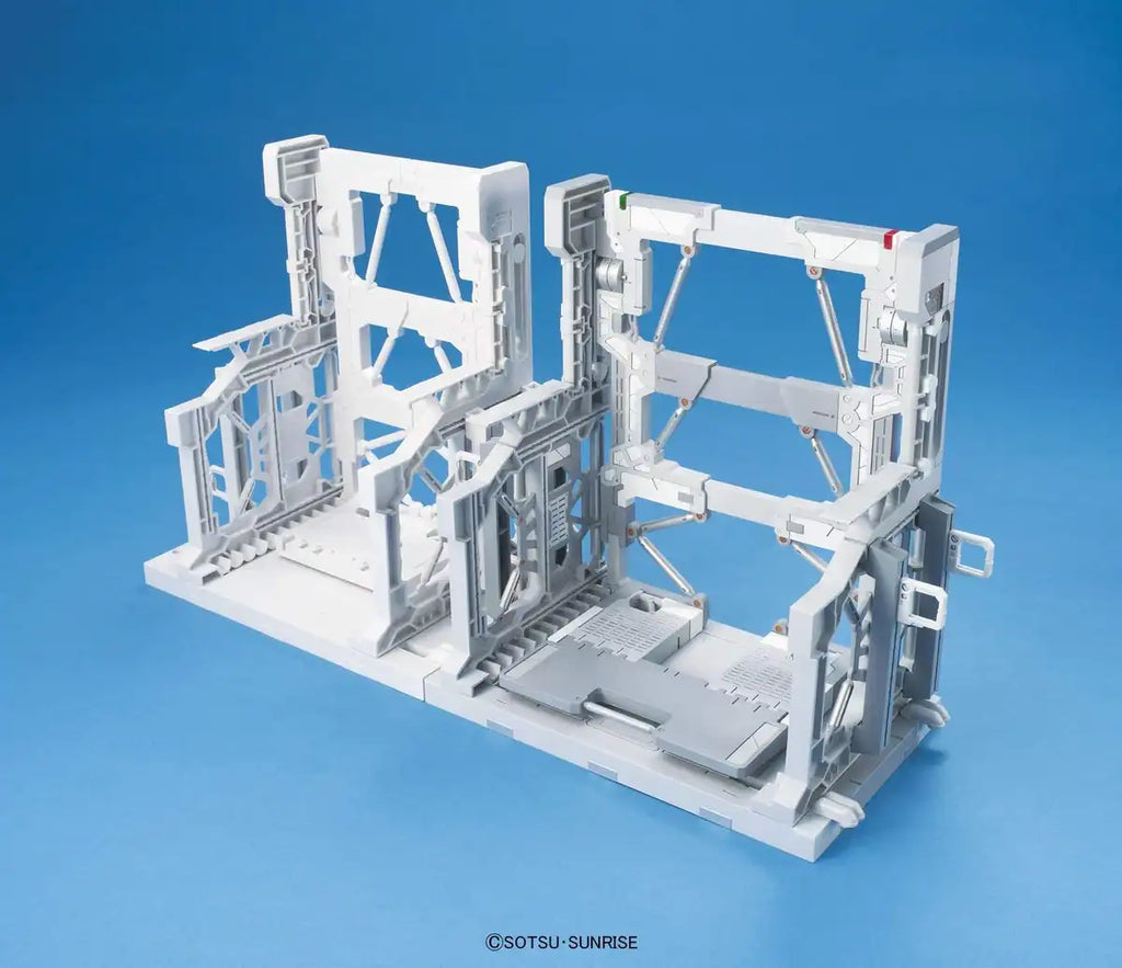 BANDAI Builders Parts Gundam System Base 001 White 1/144 Scale Kit