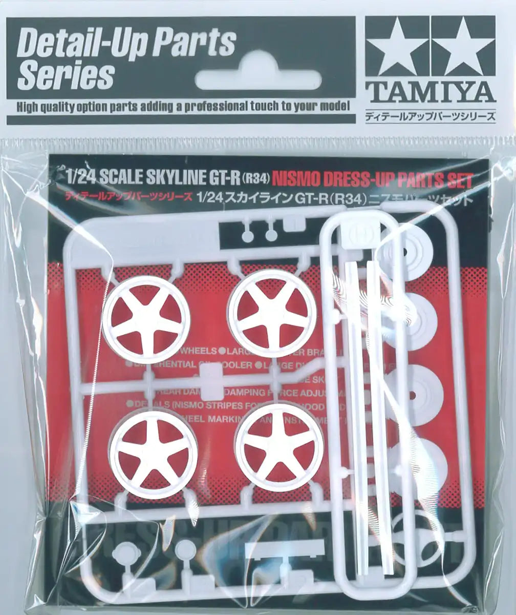 TAMIYA 12608 Skyline Gt-R R34 Nismo Dress-Up Parts Set 1/24 Scale Kit