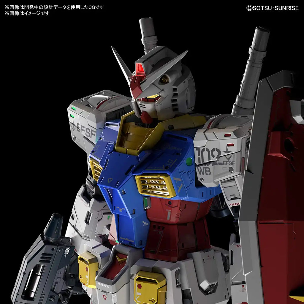 Pg Unleashed Mobile Suit Gundam Rx-78-2 Gundam 1/60 Scale Color Coded Plastic Model