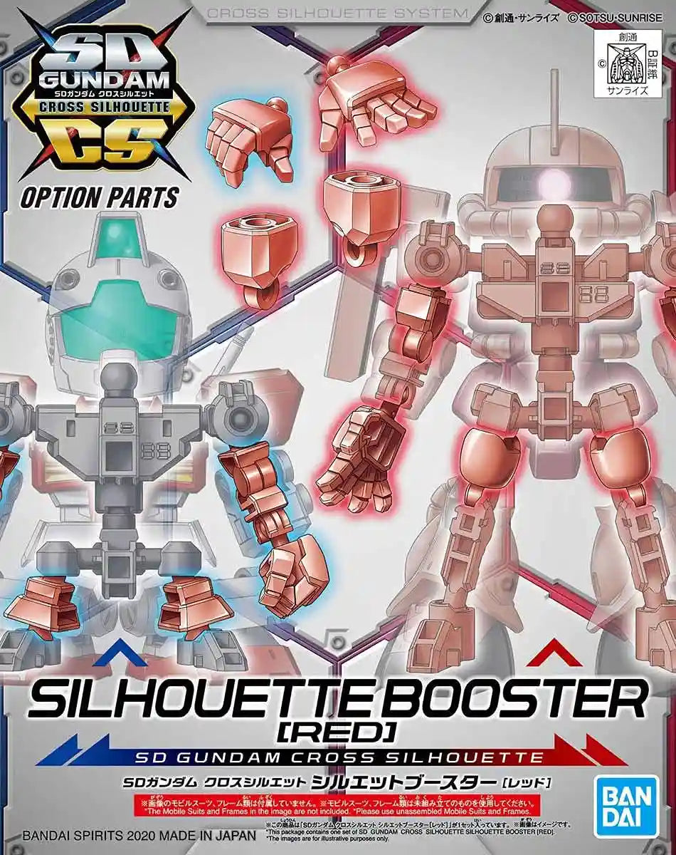 BANDAI - Sd Gundam Cross Silhouette Silhouette Booster - Red Non-Scale