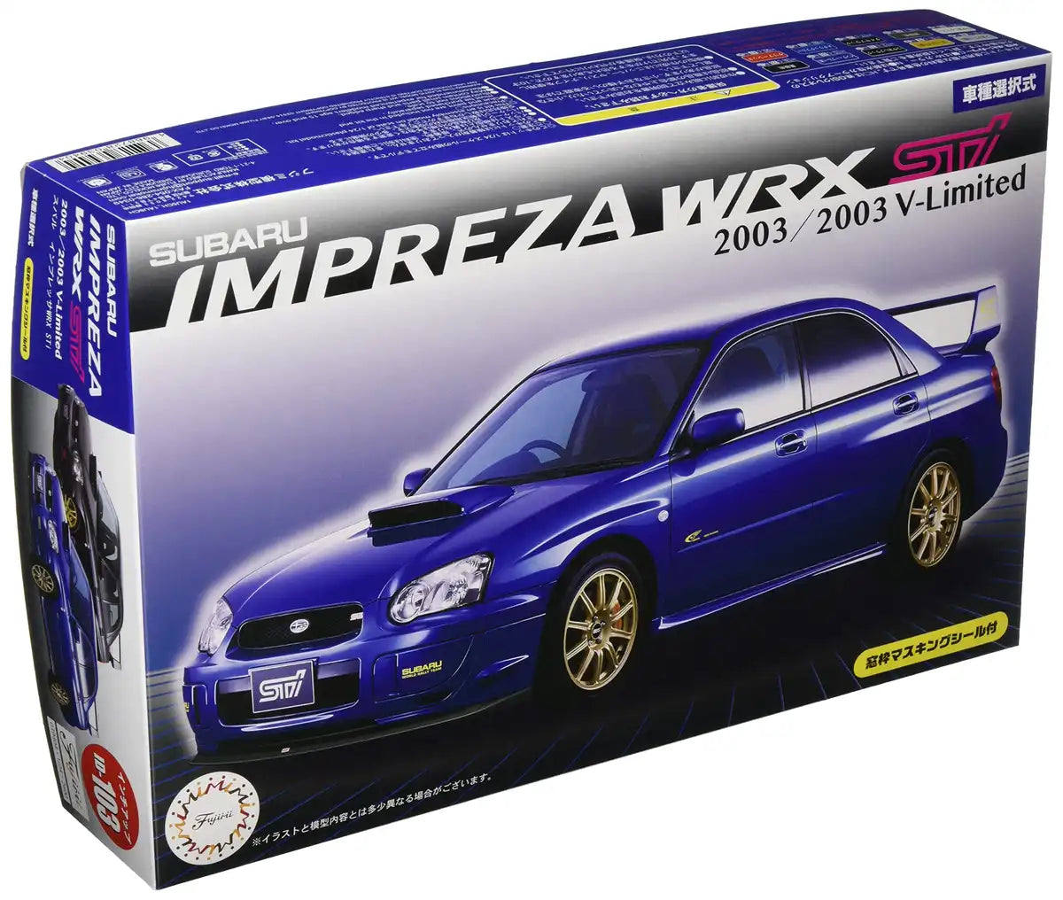 FUJIMI Id-103 Subaru Impreza Wrx Sti 2003 Or 2003 V-Limited 1/24 Convertible Kit