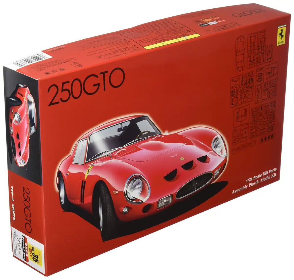 Fujimi Rs35 Ex-1 Ferrari 250Gto Special Version W/Wire Wheel 1/24 Pvc Car Model Kit
