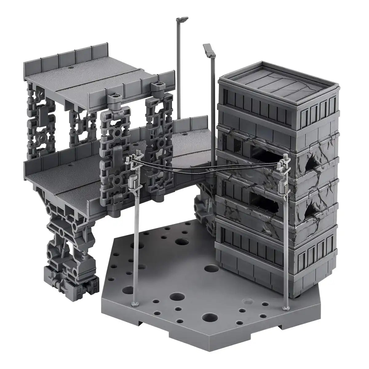 BANDAI 30Mm 1/144 Customize Scene Base City Ver. Plastic Model