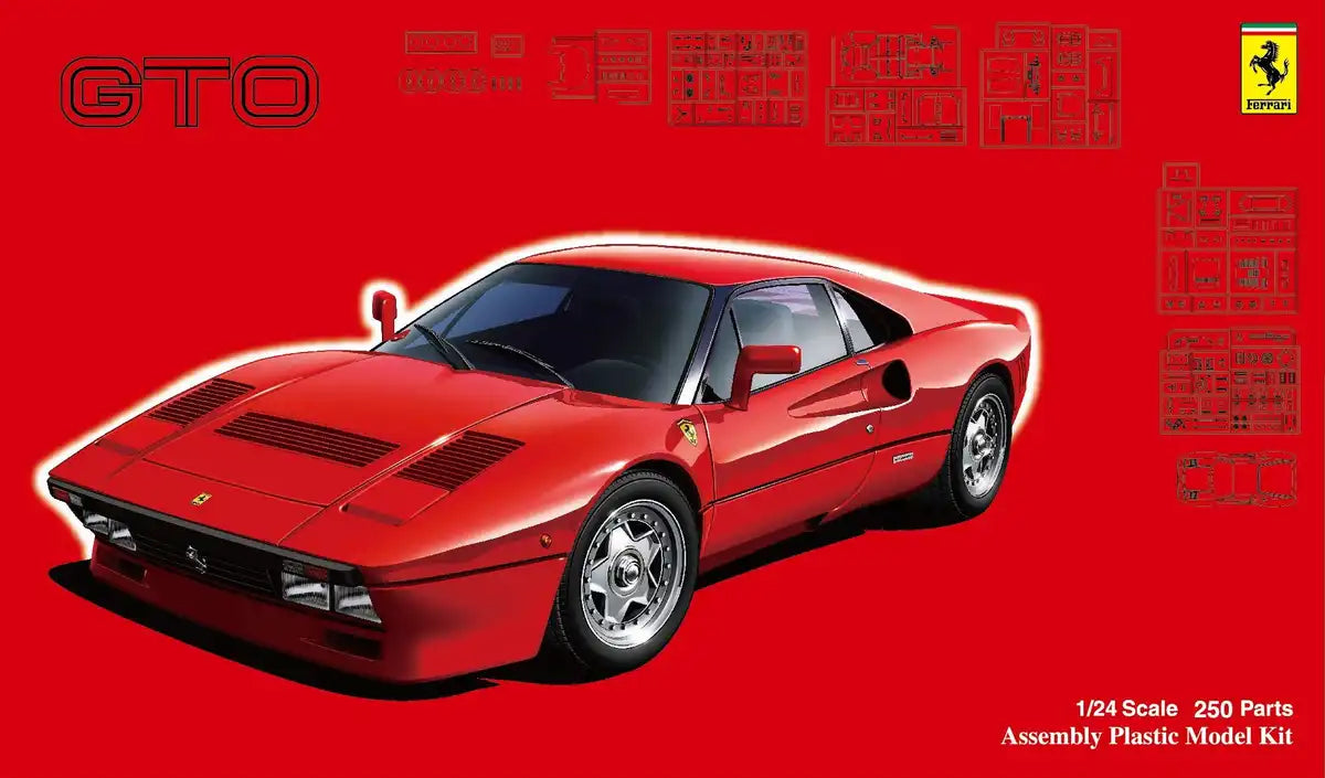 Fujimi Rs-105 Ferrari 288Gto 1/24 Japanese Modern Cars Plastic Model Scale Kit