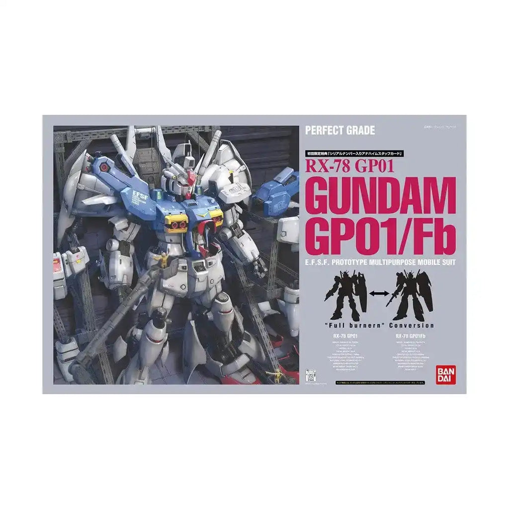 Bandai PG Mobile Suit Gundam 0083 Stardust Memory Perfect Grade Gp01/Fb Model Kit Figure