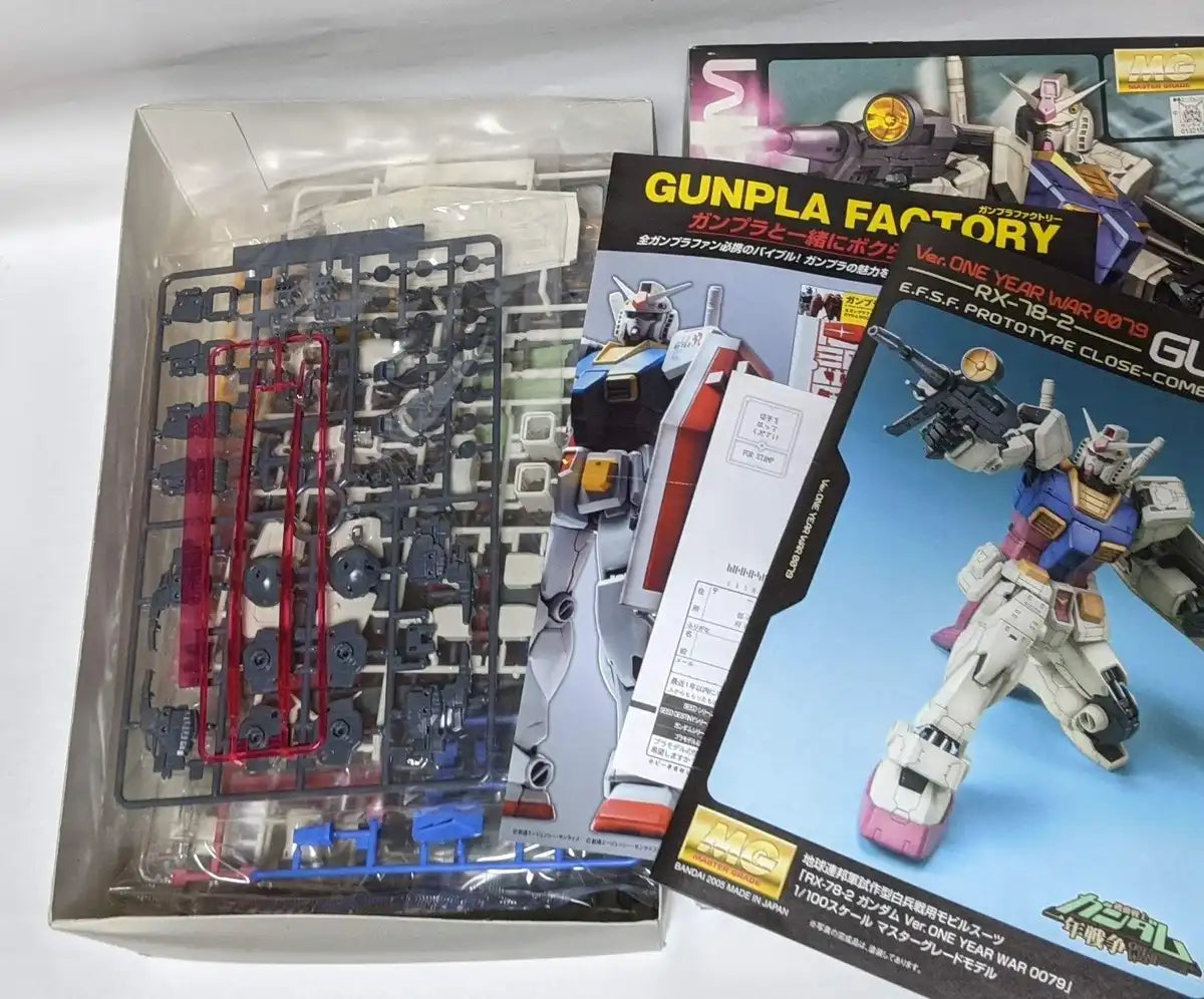 BANDAI Mg 321558 Gundam Rx-78-2 Version One Year War 0079 1/100 Scale Kit