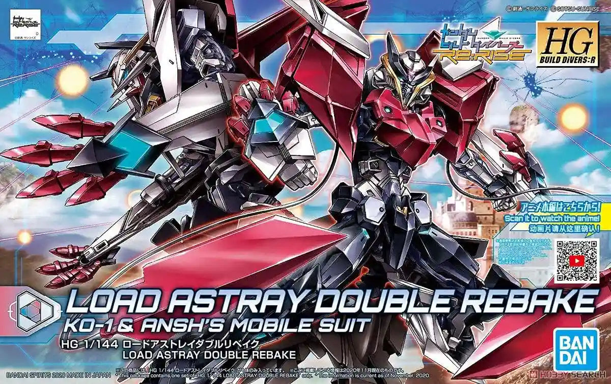 BANDAI Hg Gundam Build Divers Re:Rise 38 Gundam Astray Series New Unit Provisional 1/144 Scale Kit