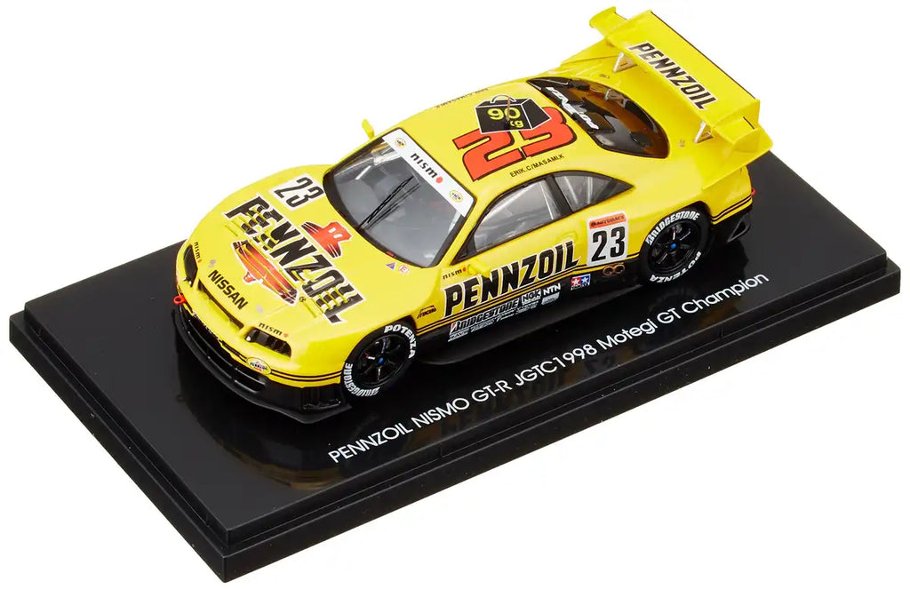 Ebbro 44251 Pennzoil Nismo Gt-R Jgtc 1998 Hdf (Yellow) 1/43 Japanese Model Car