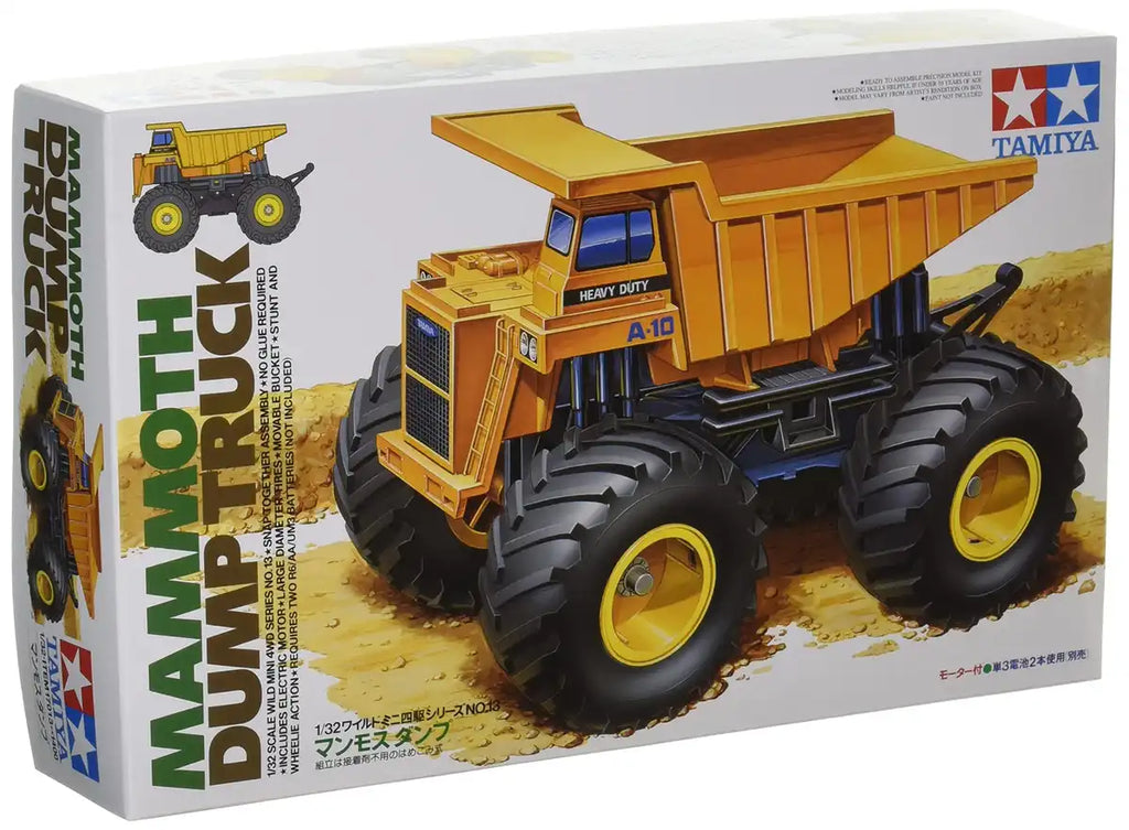 TAMIYA 17013 Mini 4Wd Mammoth Dump Truck 1/32