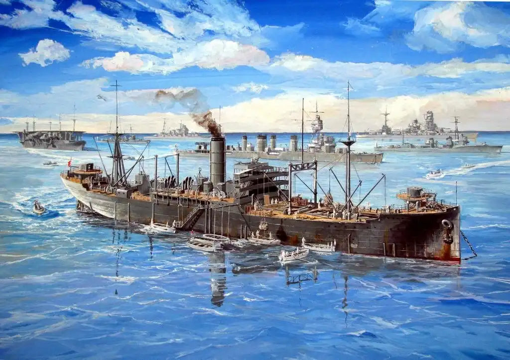 Pit Road 1/700 Japanese Navy Supply Ship Mamiya 1944 Final Time