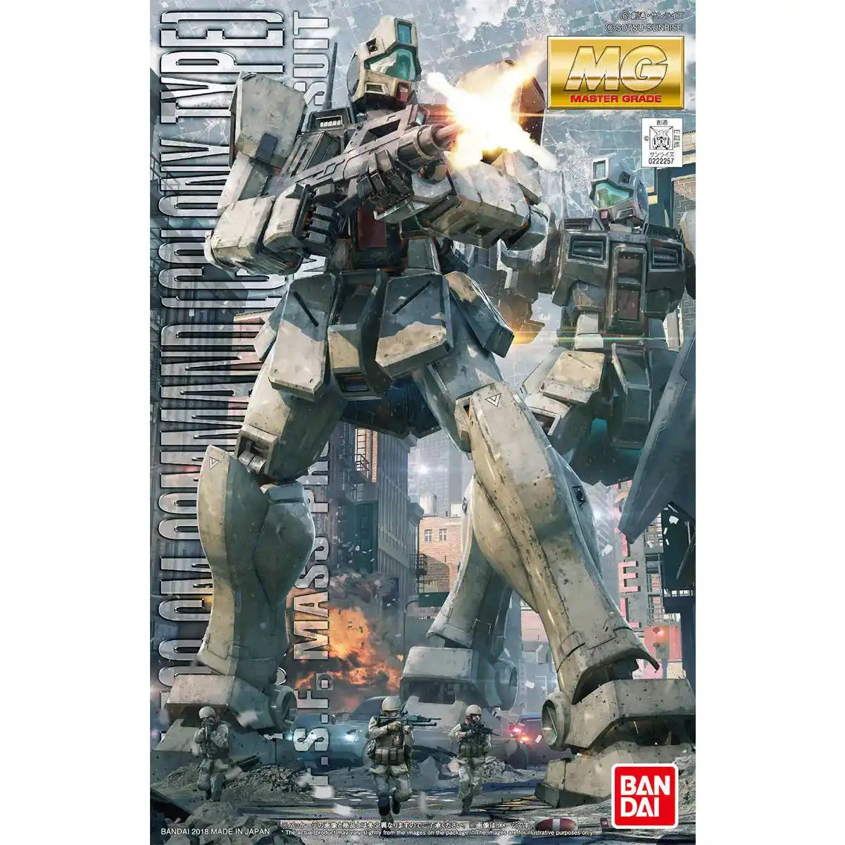 Bandai Mg 1/100 Rgm-79g Gm Command Colony Type Model Kit Gundam 0080