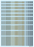 HIQPARTS Line Decal2 Dark Gray + Yellow