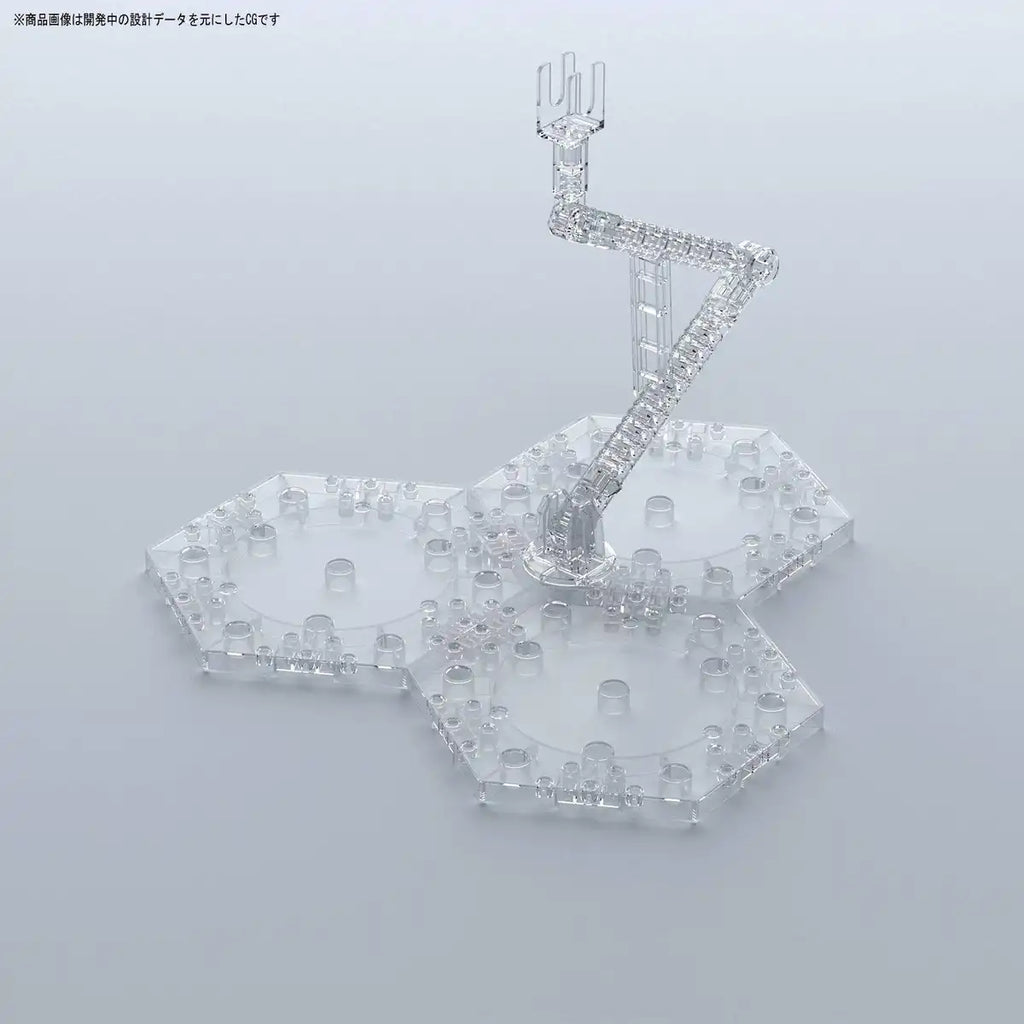 BANDAI Action Base 4 Clear For 1/100 Scale Kit