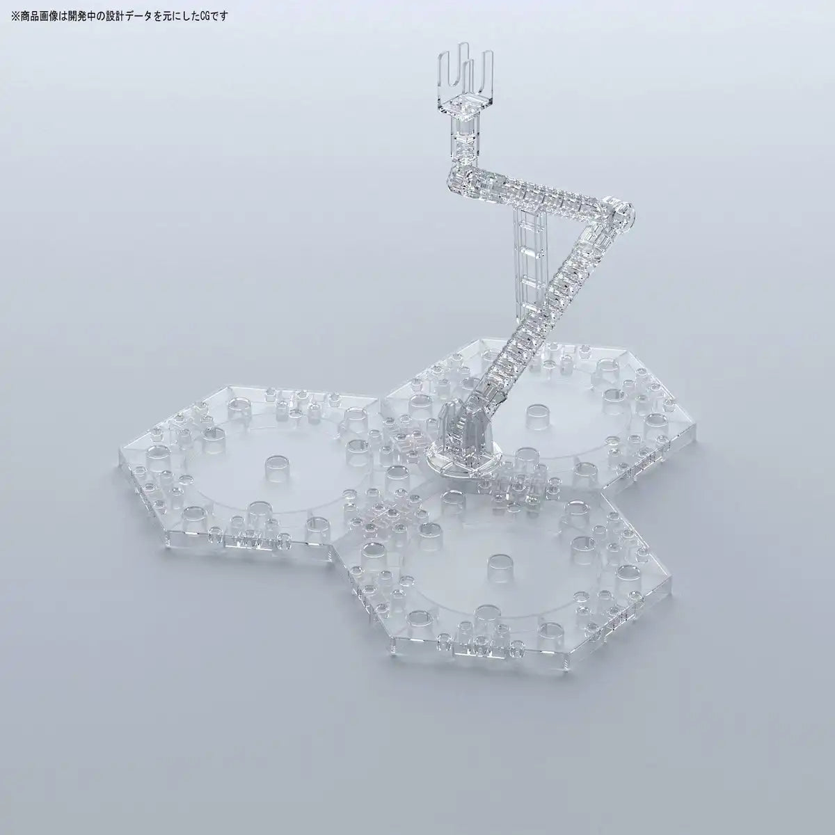 BANDAI Action Base 4 Clear For 1/100 Scale Kit
