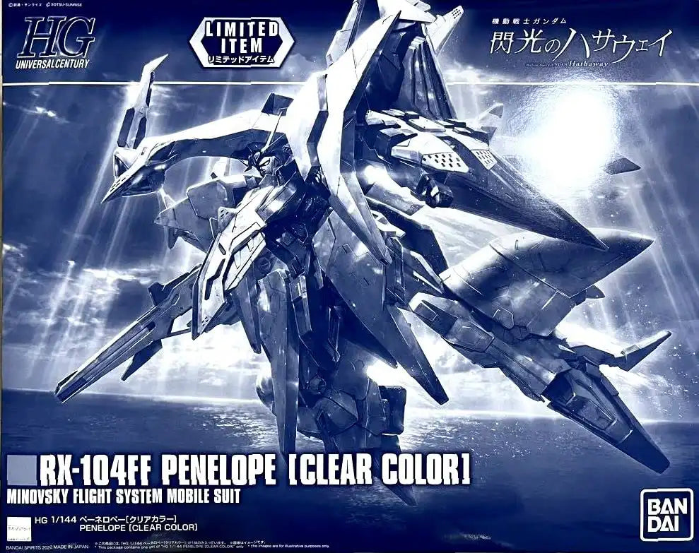 Bandai HG 1/144 Penelope Clear Color Gundam Hathaway's Flash Model