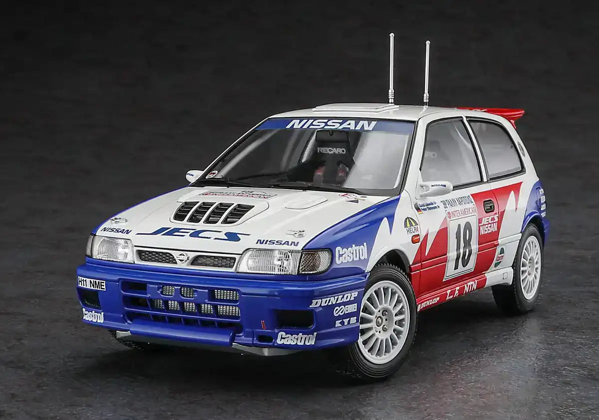 HASEGAWA 1/24 Nissan Pulsar Rnn14 Gti-R '1991 Acropolis Rally' Plastic Model