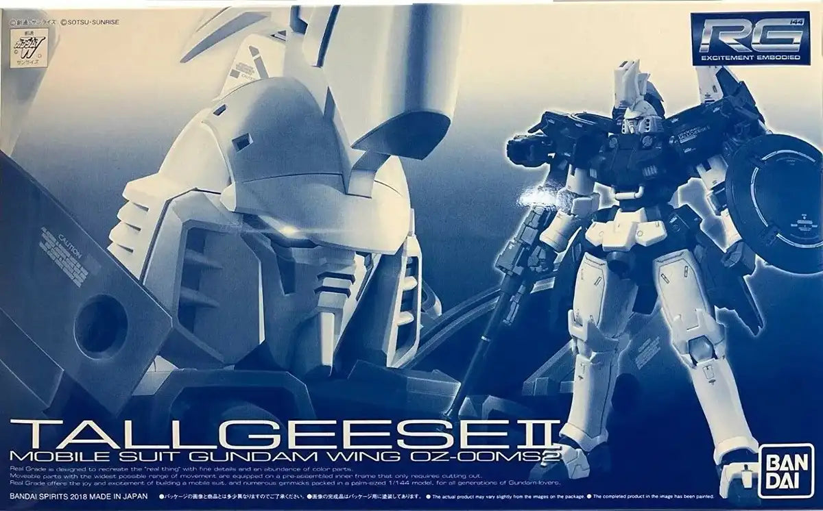 Bandai Rg 1/144 Oz-00ms2 Tallgeese Ii Plastic Model Kit Gundam W