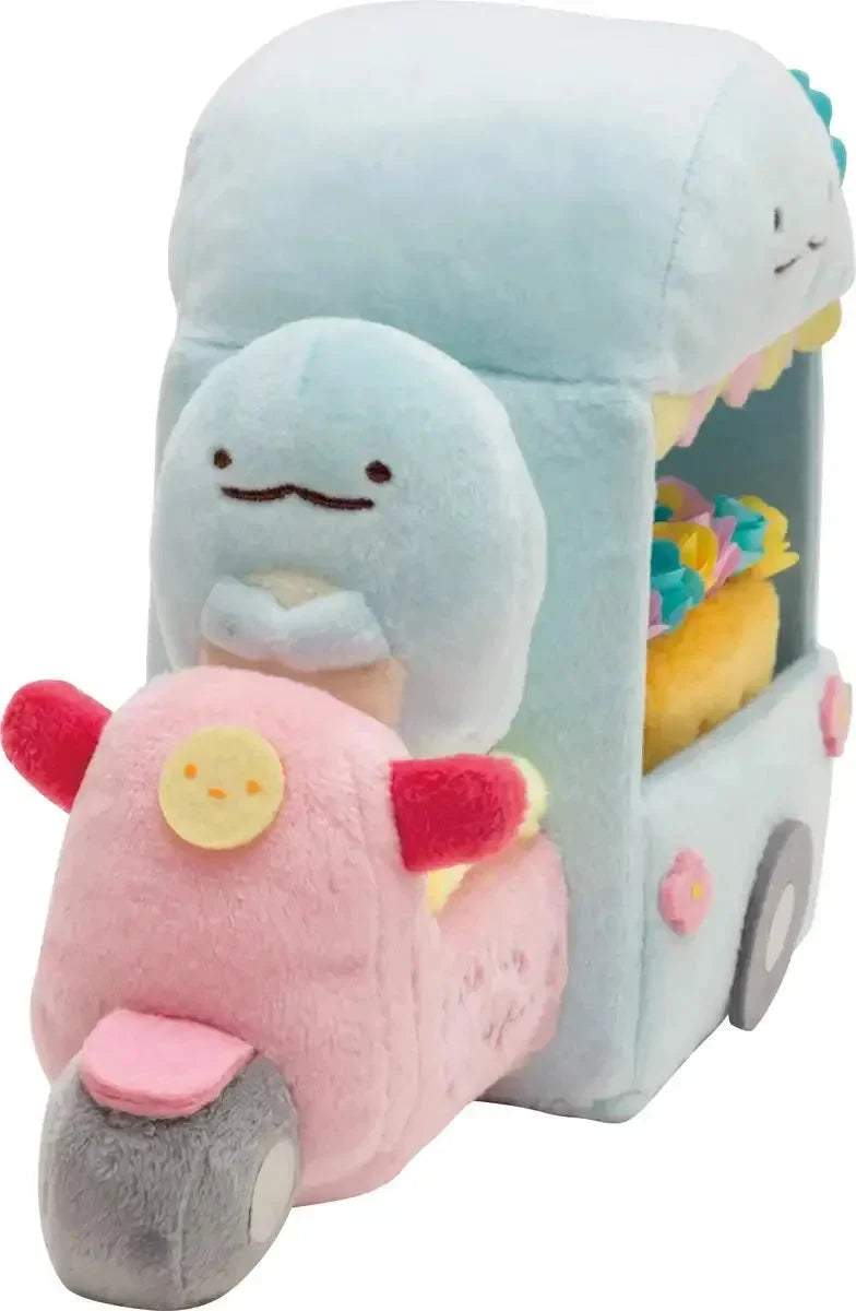 SAN-X Sumikko Gurashi Scene Plush Toy "Flower Wagon"