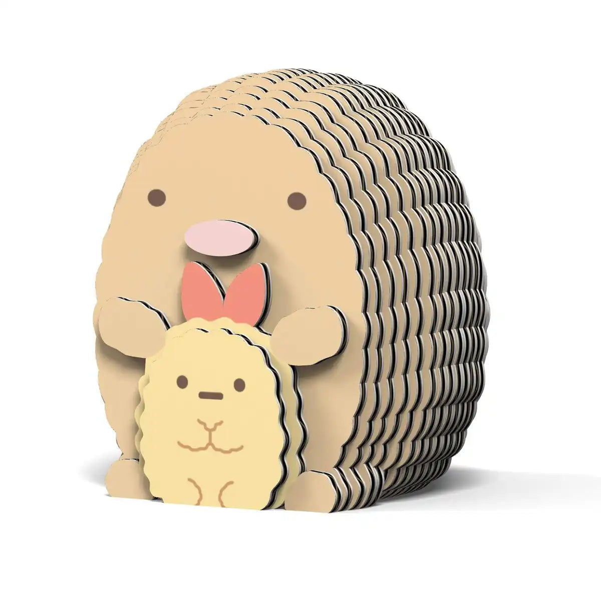 A-ZONE Eugy Sumikko Gurashi Tonkatsu & Ebifurai No Shippo 3D Cardboard Model Kit