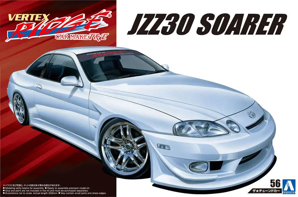 AOSHIMA 55786 Toyota Vertex Jzz30 Soarer 1996 1/24 Scale Kit