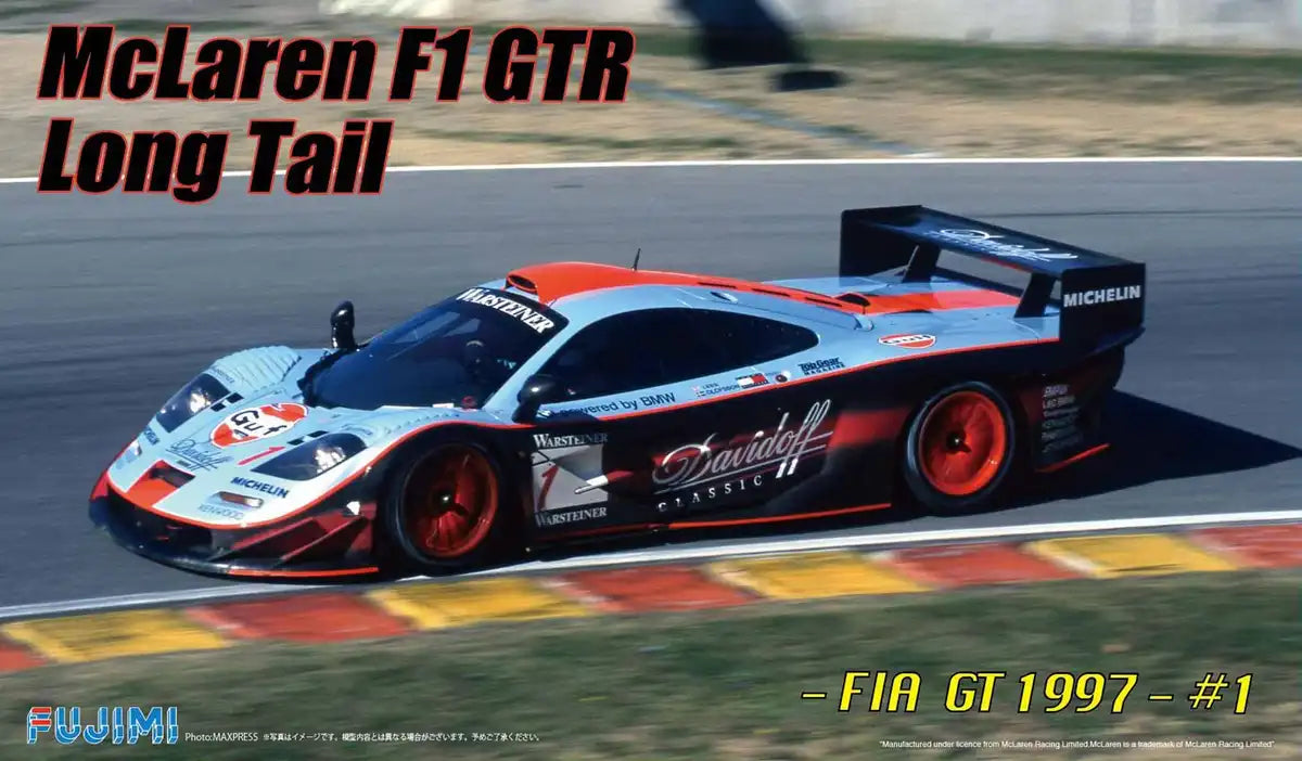 FUJIMI Rs-95 Mclaren F1 Gtr Long Tail 1997 #1 1/24 Scale Kit