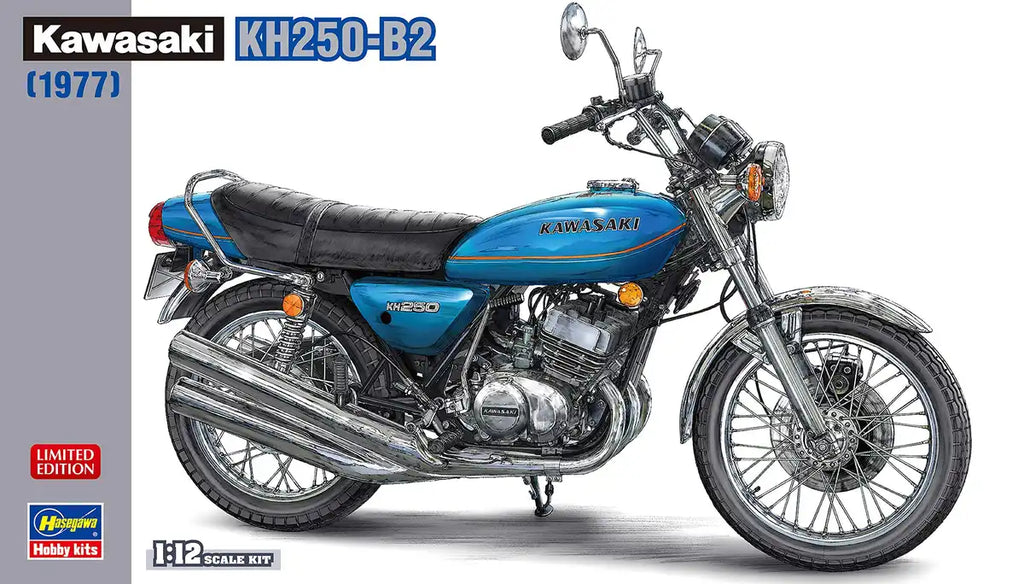 HASEGAWA 1/12 Kawasaki Kh250-B2 Plastic Model