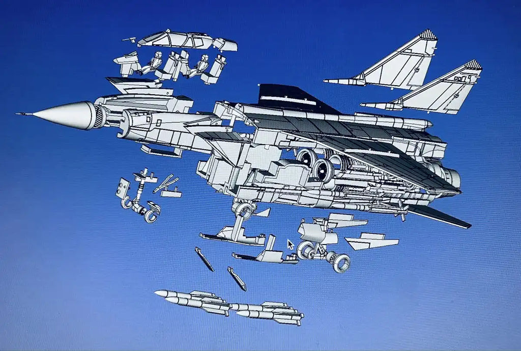 Hma 1/144 Japan Mig-31 Foxhound Plastic Model Kit