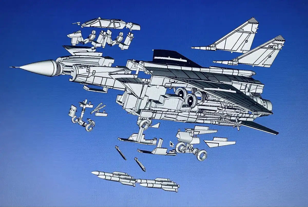 Hma 1/144 Japan Mig-31 Foxhound Plastic Model Kit