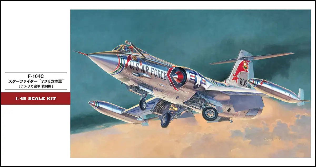 Hasegawa 1/48 Us Air Force F-104C Starfighter Plastic Model Pt19