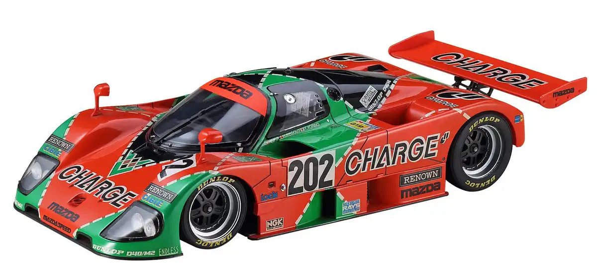 Hasegawa 1/24 Charge Mazda 767B Japanese Scale Racing Cars Plastic Model Kit