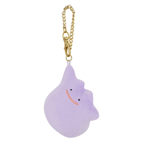 Pokemon Ditto Plush Collectible Figure with Keychain Attachment