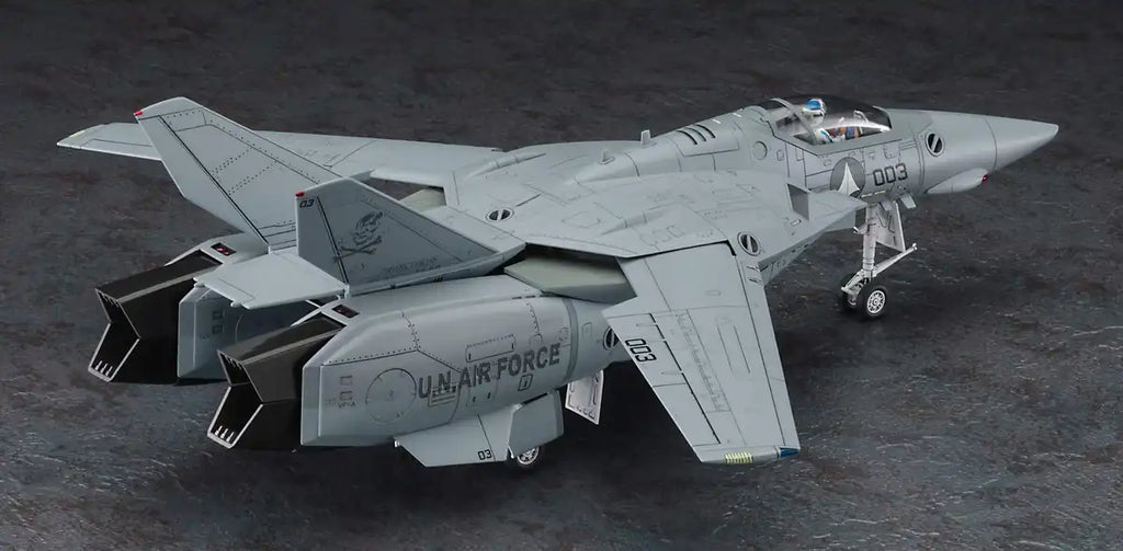HASEGAWA 1/48 Macross Vf-1A Valkyrie Fighter Low Visibility Plastic Model