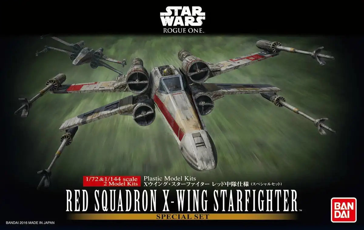 Star Wars Rogue One 1/72 Red Squadron X-wing Starfighter Bandai
