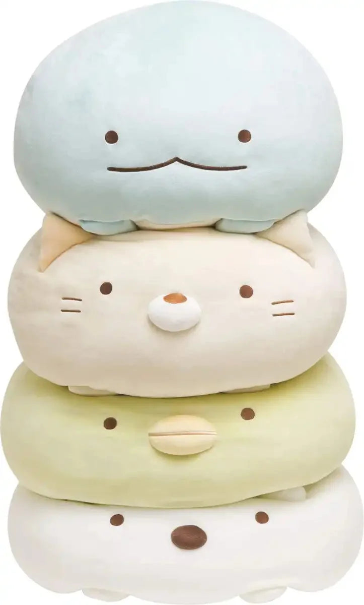 San-X Sumikko Gurashi Super Mochi Daifuku Plush Toy Cat Japanese Cute Stuffed Animals