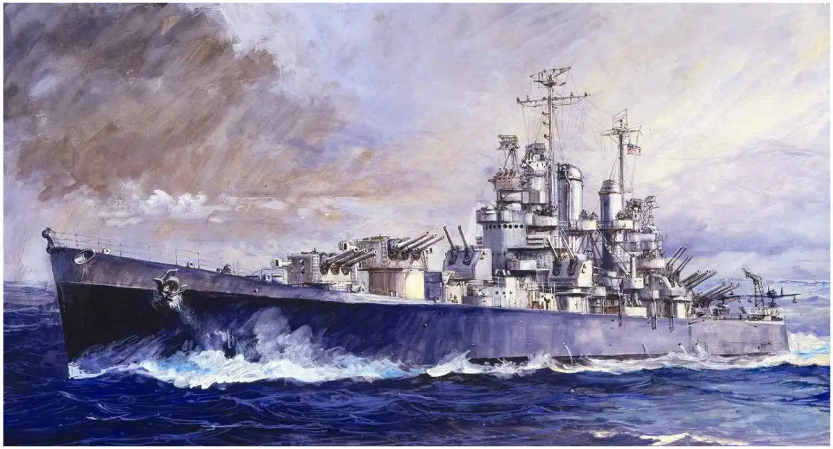 Pit Road Skywave W-208 Wwii United States Navy Light Cruiser Cl-55 Cleveland 1/700 Plastic Models