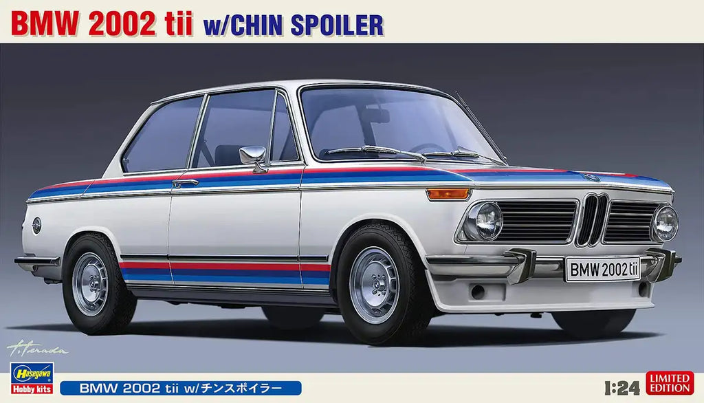 HASEGAWA 20458 Bmw 2002 Tii W/Chin Spoiler 1/24 Scale Kit